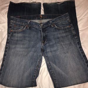 7 For All Mankind flare jeans!!